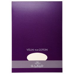 10 feuilles A5 et 5 enveloppes C6 - Vélin pur coton - G. Lalo