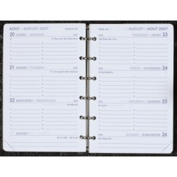 Agenda 13 cm Modulable GOYA Turquoise Agenda Moderne