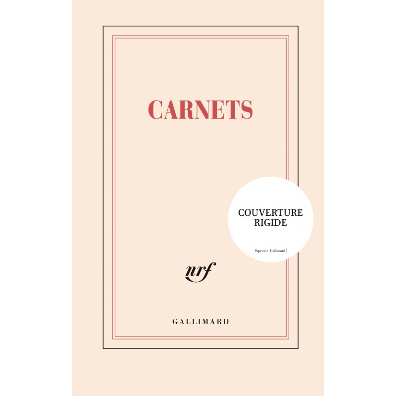 Carnet rigide «Carnets» Gallimard