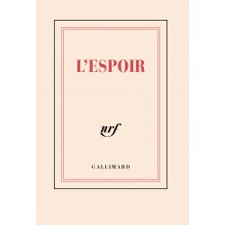 Carnet Poche «L'espoir» Gallimard