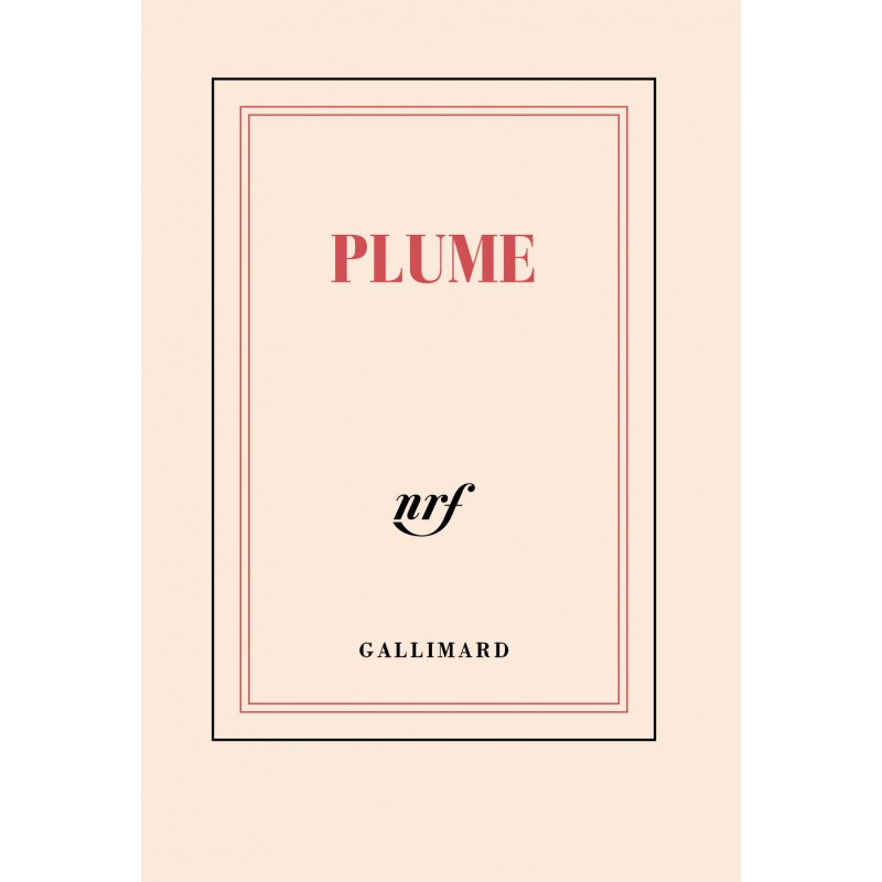 Carnet Poche «Plume» Gallimard