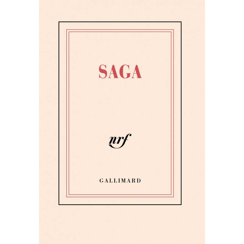 Carnet Poche «Saga» Gallimard