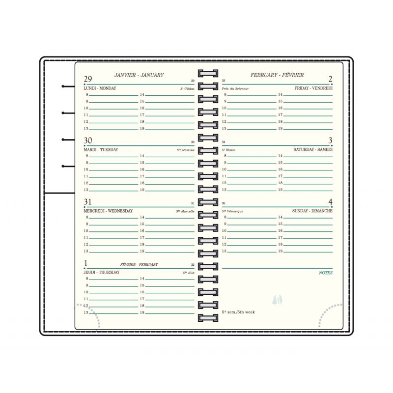 RitaRita Kit4planner - Recharge Agenda quotidien