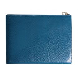 Pochette zippée Bornéo bleu canard Mignon