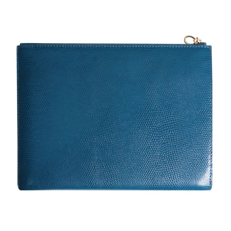 Pochette zippée Bornéo bleu canard Mignon