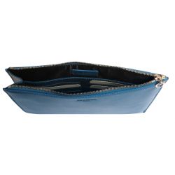 Pochette zippée Bornéo bleu canard Mignon